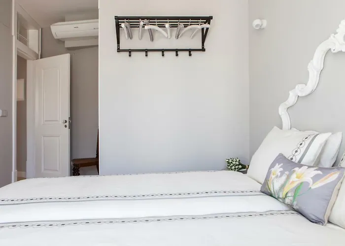 Alfama Sophisticate Flat With Balconies 2bedrs 2baths & Ac In 19th Century Building Historic Center Apartamento *